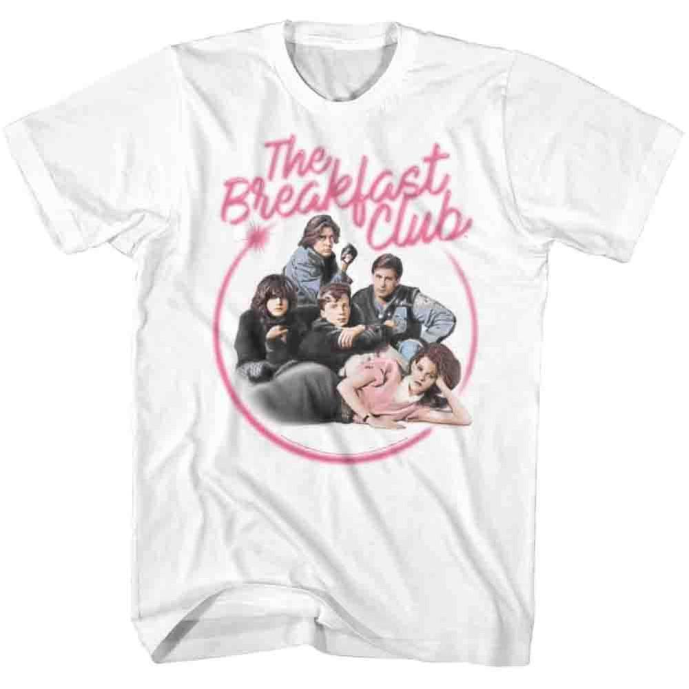 Breakfast Club Airbrush White Adult T Shirt